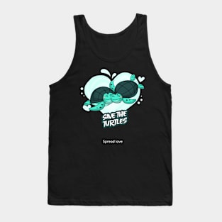 Save the turtles Tank Top